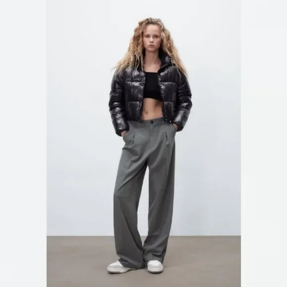 Zara Black Water Repellent Puffer Jacket Sz S, M NWT - Picture 2 of 10